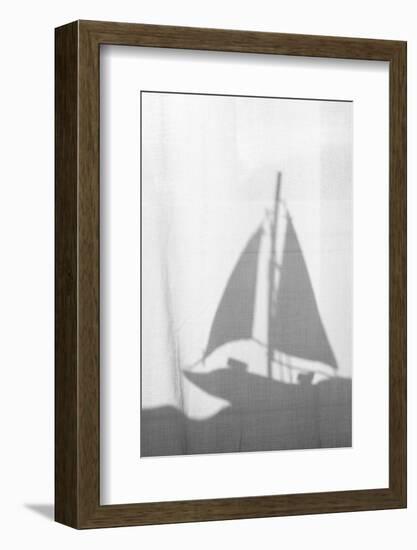 Substance, Silhouette, Sailing Ship-Nikky-Framed Photographic Print