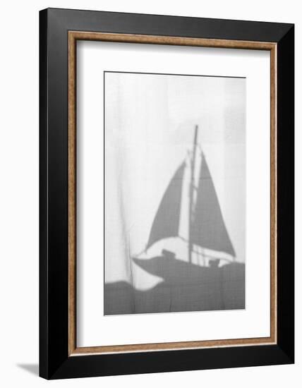 Substance, Silhouette, Sailing Ship-Nikky-Framed Photographic Print