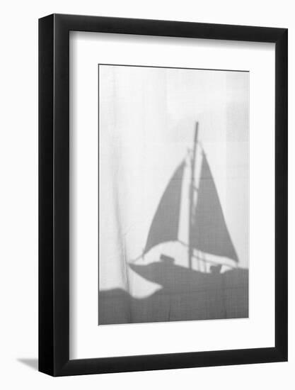 Substance, Silhouette, Sailing Ship-Nikky-Framed Photographic Print