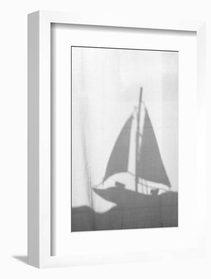 Substance, Silhouette, Sailing Ship-Nikky-Framed Photographic Print