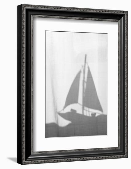 Substance, Silhouette, Sailing Ship-Nikky-Framed Photographic Print