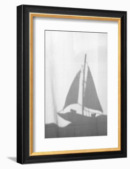 Substance, Silhouette, Sailing Ship-Nikky-Framed Photographic Print