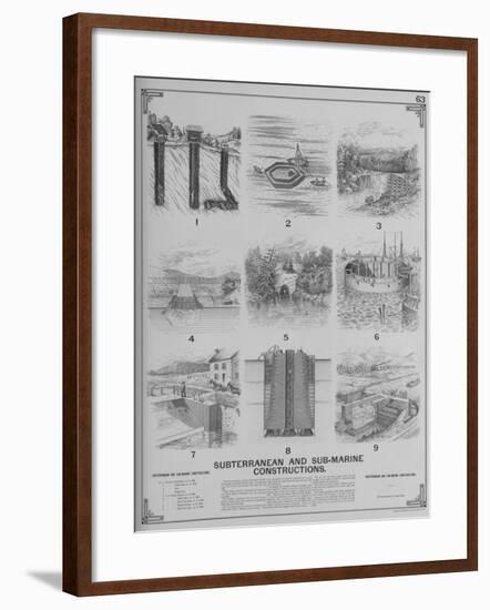 Subterranean and Sub-Marine Constructions-null-Framed Giclee Print