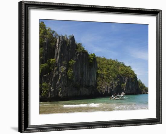 Subterranean River National Park, Sabang Town, Palawan, Philippines, Southeast Asia-Kober Christian-Framed Photographic Print