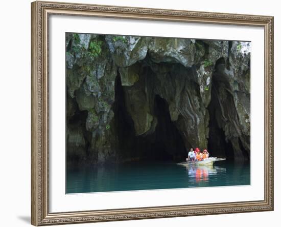 Subterranean River National Park, Sabang Town, Palawan, Philippines, Southeast Asia-Kober Christian-Framed Photographic Print