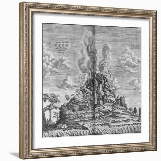 Subterranean World; Mundus Subterraneus-Athanasius Kircher-Framed Giclee Print