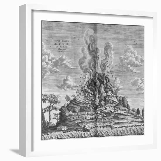 Subterranean World; Mundus Subterraneus-Athanasius Kircher-Framed Giclee Print