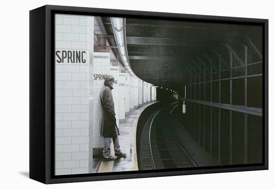Subterraneans X (Spring Street) 1984-Max Ferguson-Framed Premier Image Canvas
