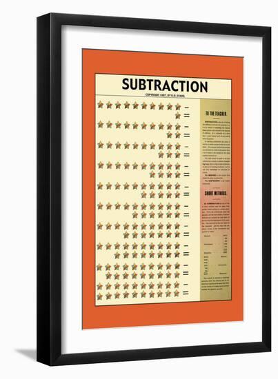 Subtraction--Framed Art Print