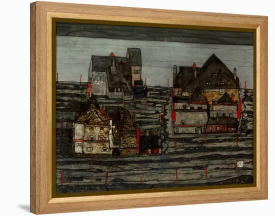 Suburb I, 1914-Egon Schiele-Framed Premier Image Canvas