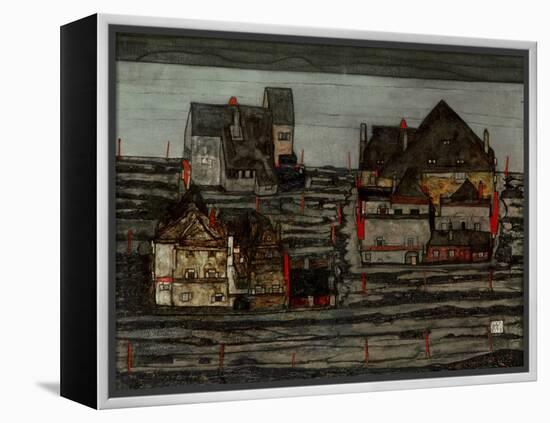 Suburb I, 1914-Egon Schiele-Framed Premier Image Canvas