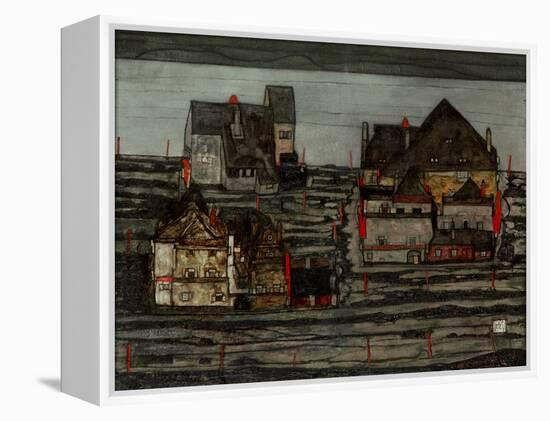 Suburb I, 1914-Egon Schiele-Framed Premier Image Canvas