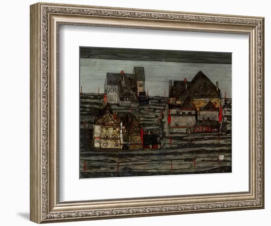 Suburb I, 1914-Egon Schiele-Framed Giclee Print