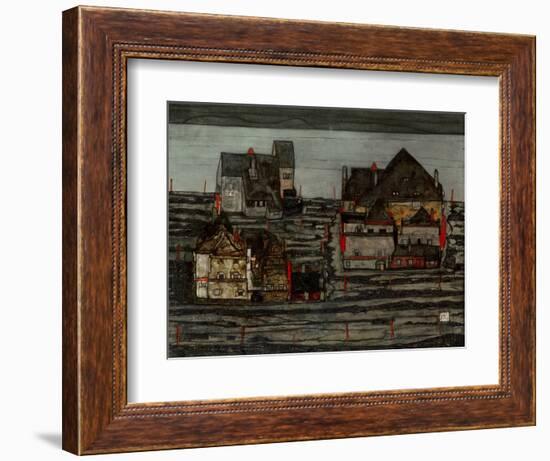 Suburb I, 1914-Egon Schiele-Framed Giclee Print