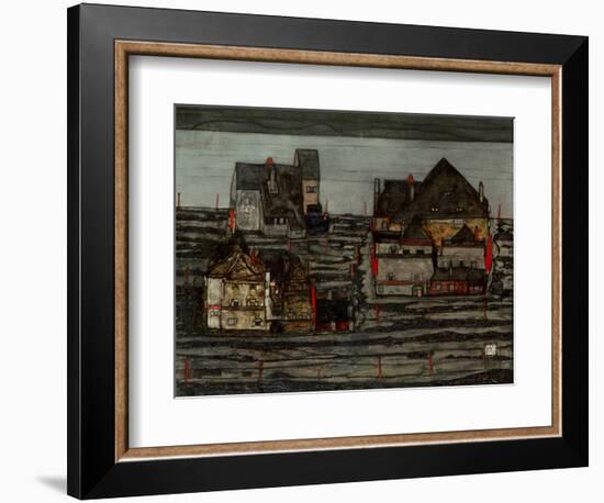 Suburb I, 1914-Egon Schiele-Framed Giclee Print