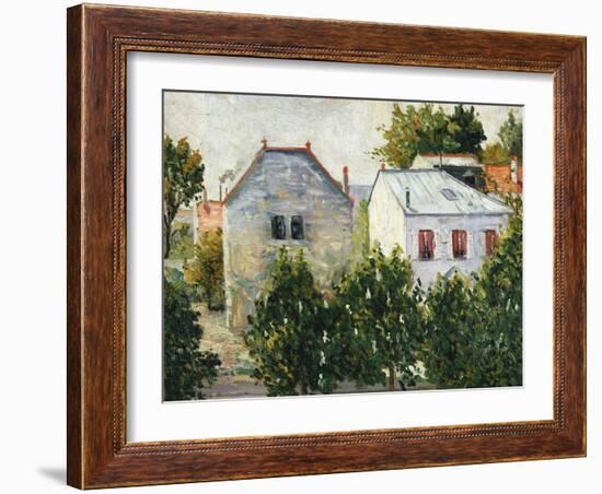 Suburban Garden Near Asnieres, 1883-Jean-Baptiste-Camille Corot-Framed Giclee Print