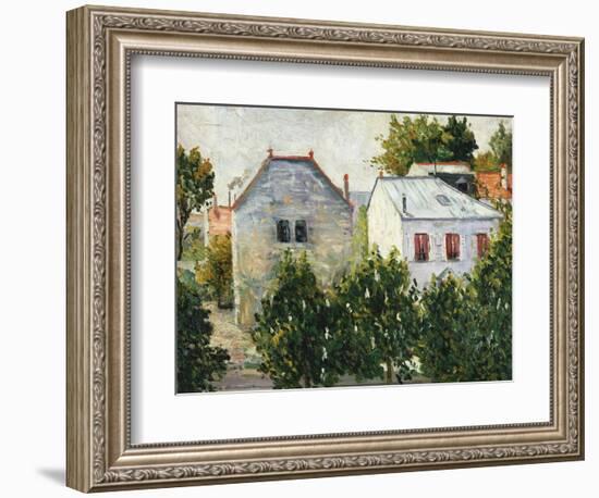 Suburban Garden Near Asnieres, 1883-Jean-Baptiste-Camille Corot-Framed Giclee Print