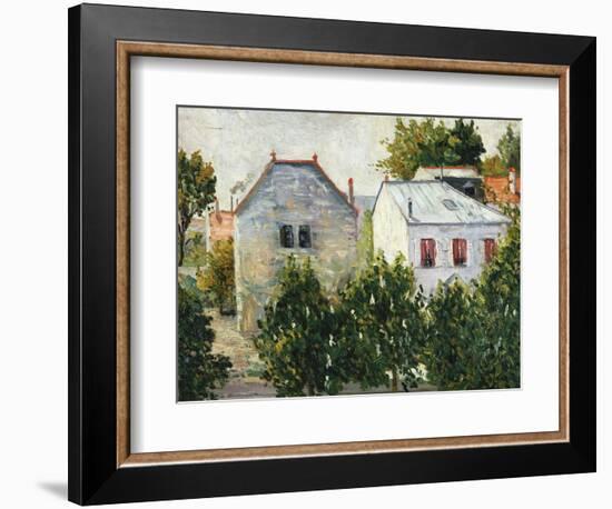 Suburban Garden Near Asnieres, 1883-Jean-Baptiste-Camille Corot-Framed Giclee Print