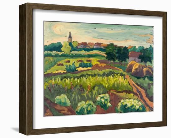 Suburban Gardens, 2005-Marta Martonfi-Benke-Framed Giclee Print