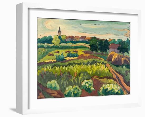 Suburban Gardens, 2005-Marta Martonfi-Benke-Framed Giclee Print