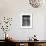 Suburban Housewife Hanging Out a Bit of Laundry, Seen Through Window in typical California Home-Loomis Dean-Framed Photographic Print displayed on a wall