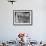 Suburban Mother Playing with Her Two Daughters While Hanging Laundry in Backyard-Alfred Eisenstaedt-Framed Photographic Print displayed on a wall