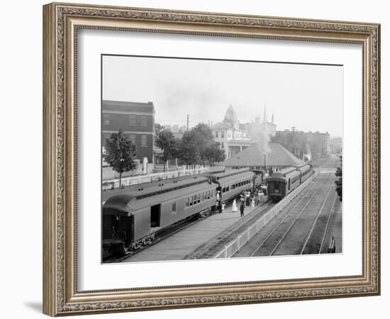 Suburban Station, Petoskey, Mich.-null-Framed Photo