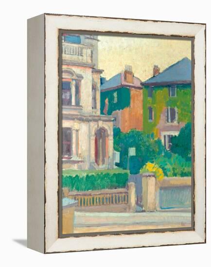 Suburban Street, 1913-14-Spencer Frederick Gore-Framed Premier Image Canvas