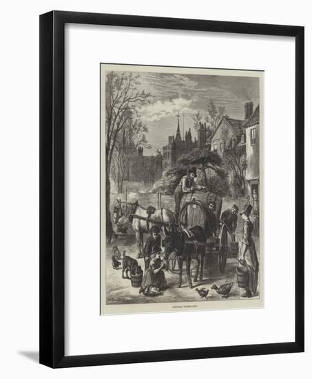 Suburban Water-Carts-Ebenezer Newman Downard-Framed Giclee Print