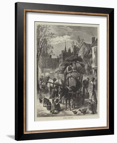 Suburban Water-Carts-Ebenezer Newman Downard-Framed Giclee Print