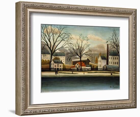 Suburbs; Banlieue, C.1896-Henri Rousseau-Framed Giclee Print