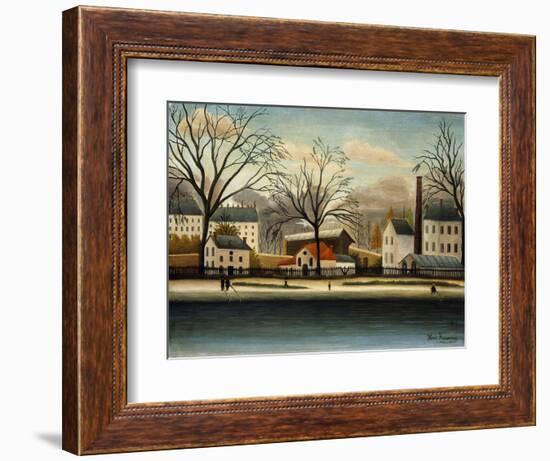 Suburbs; Banlieue, C.1896-Henri Rousseau-Framed Giclee Print