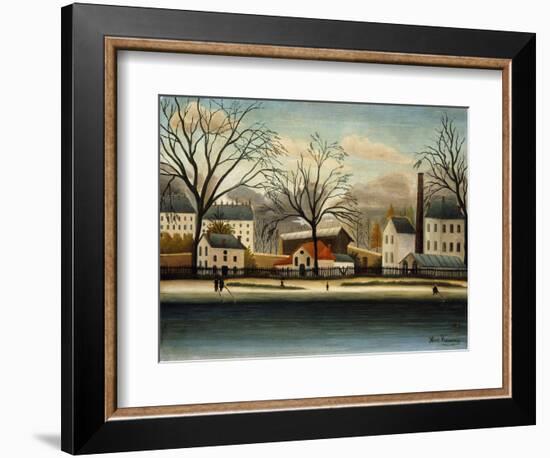 Suburbs; Banlieue, C.1896-Henri Rousseau-Framed Giclee Print