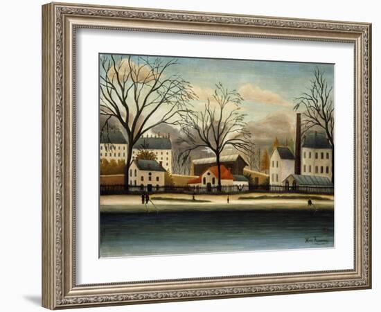 Suburbs; Banlieue, C.1896-Henri Rousseau-Framed Giclee Print