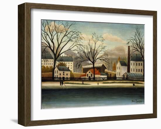 Suburbs; Banlieue, C.1896-Henri Rousseau-Framed Giclee Print