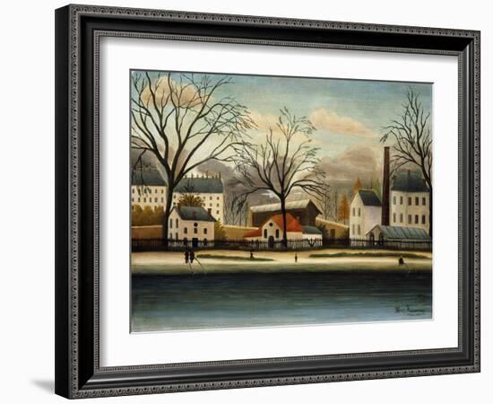 Suburbs; Banlieue, C.1896-Henri Rousseau-Framed Giclee Print