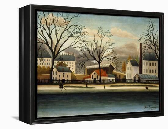 Suburbs; Banlieue, C.1896-Henri Rousseau-Framed Premier Image Canvas