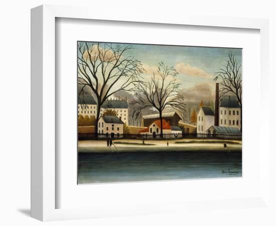 Suburbs; Banlieue-Henri Rousseau-Framed Giclee Print