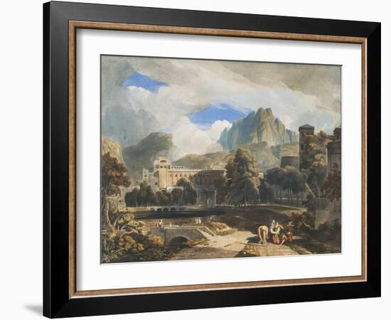 Suburbs of an Ancient City-John Varley-Framed Giclee Print