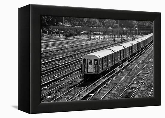 Subway 7 Train Queens NYC-null-Framed Stretched Canvas