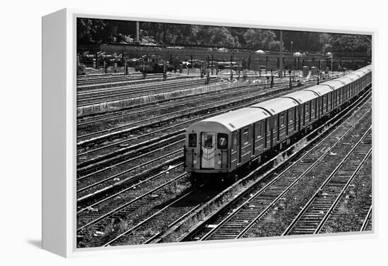 Subway 7 Train Queens NYC-null-Framed Stretched Canvas