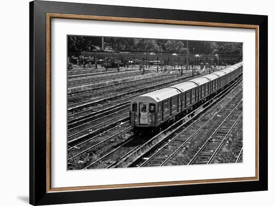 Subway 7 Train Queens NYC-null-Framed Photo