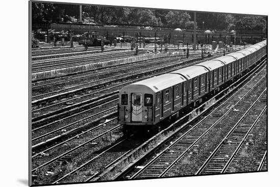 Subway 7 Train Queens NYC-null-Mounted Photo