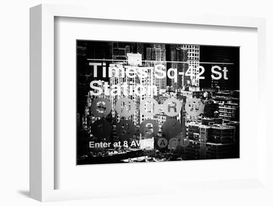 Subway and City Art - Times Square - 42 Street Station-Philippe Hugonnard-Framed Photographic Print