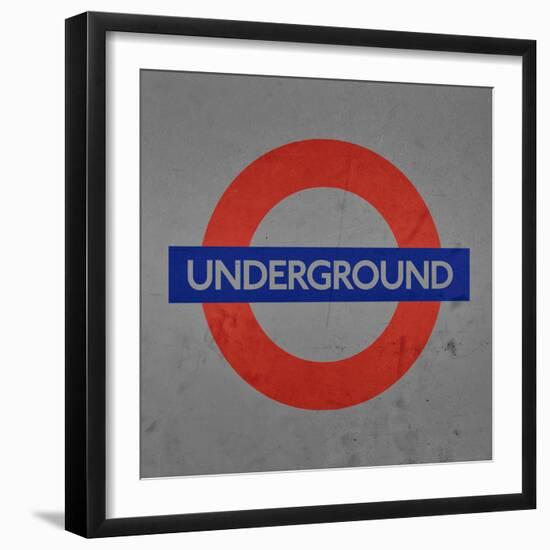 Subway and City Art - Underground London-Philippe Hugonnard-Framed Photographic Print