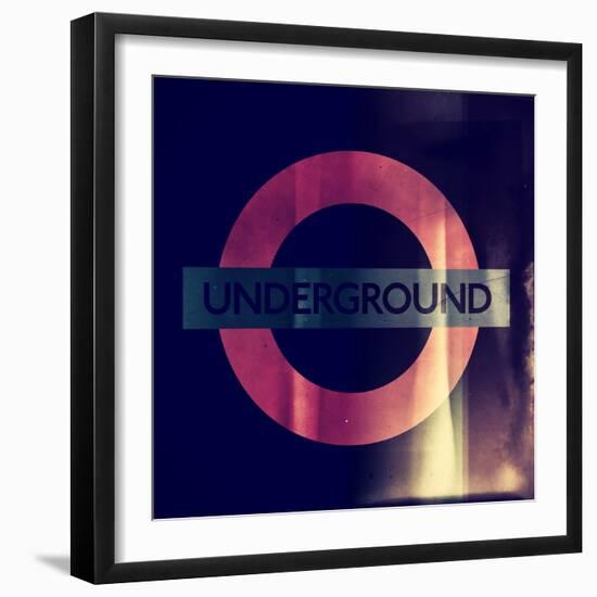 Subway and City Art - Underground London-Philippe Hugonnard-Framed Photographic Print