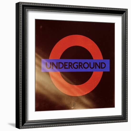 Subway and City Art - Underground London-Philippe Hugonnard-Framed Photographic Print