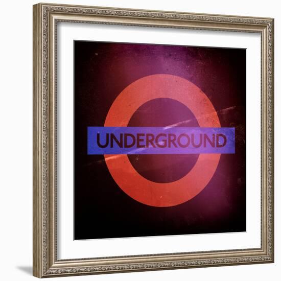 Subway and City Art - Underground London-Philippe Hugonnard-Framed Photographic Print