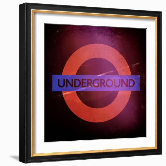 Subway and City Art - Underground London-Philippe Hugonnard-Framed Photographic Print