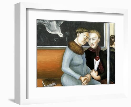 Subway Annunciation, 2006-Caroline Jennings-Framed Giclee Print